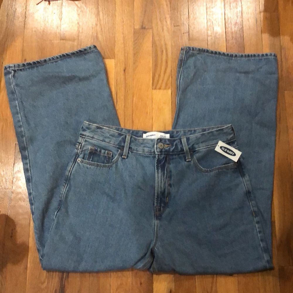Wide Leg Extra High Rise Jeans